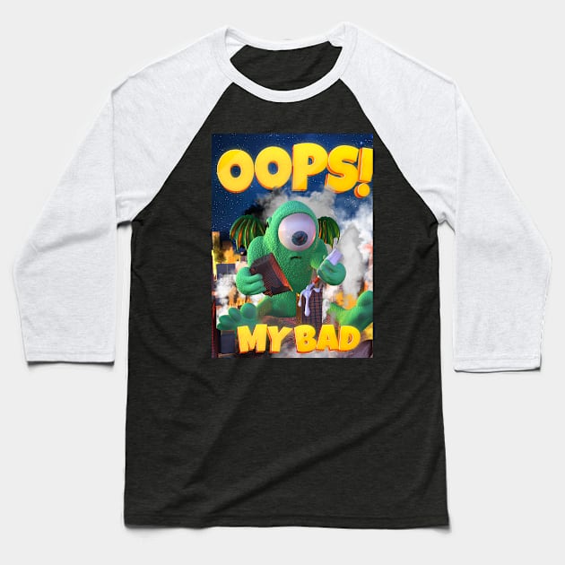 OOPS! My Bad Baseball T-Shirt by TeeLabs